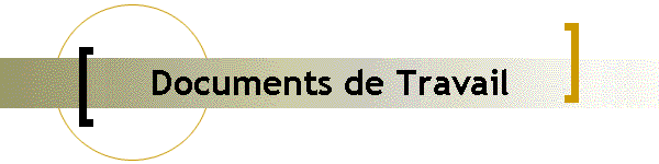 Documents de Travail