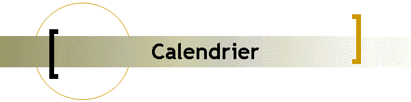 Calendrier