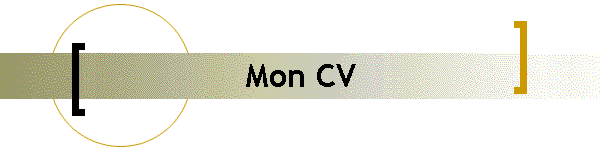 Mon CV
