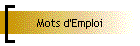 Mots d'Emploi